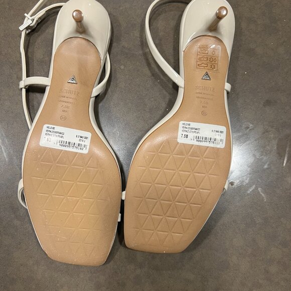 Heloise Sandal Schutz Size 7.5 Pearl - Picture 3 of 3